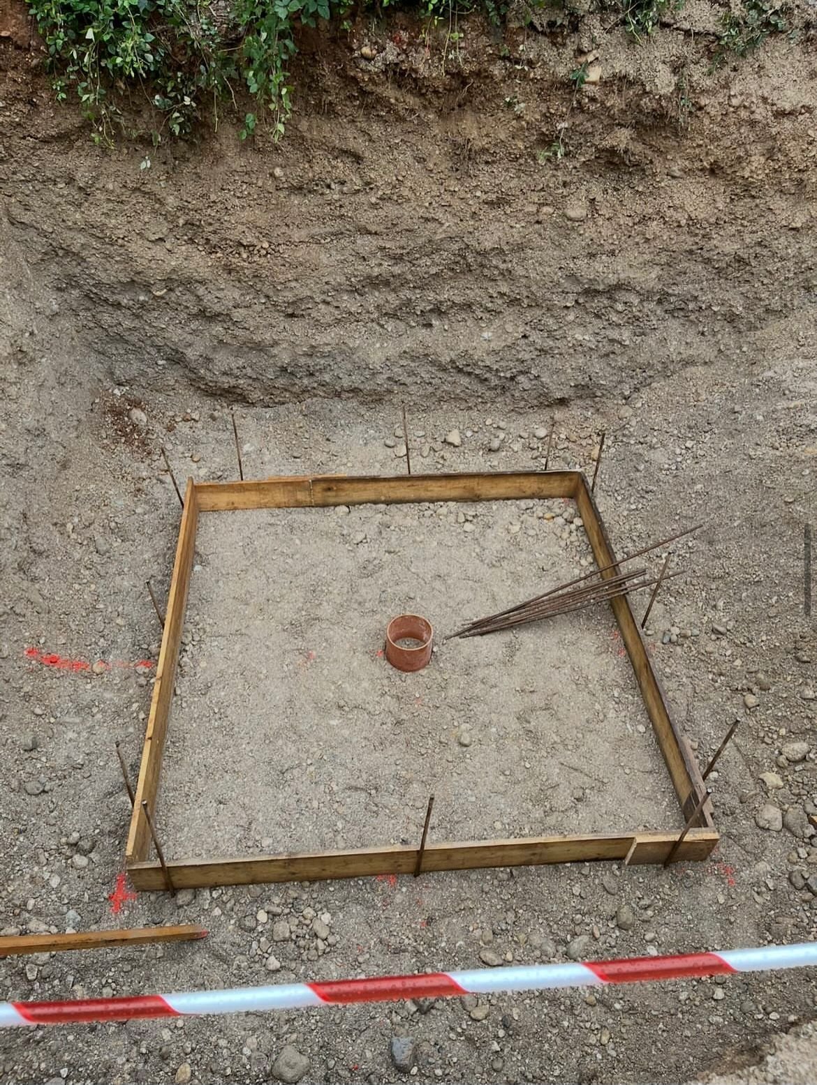 Formwork for an electrical shaft
